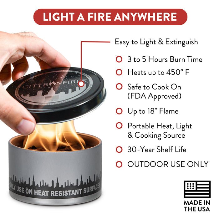 City Bonfire (Portable Fire Pit) - SAFE-T.US