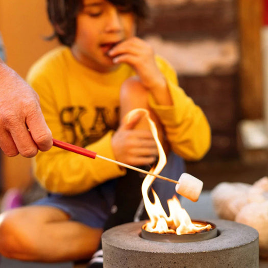 Classic Cylinder Concrete Fire Pit - SAFE-T.US