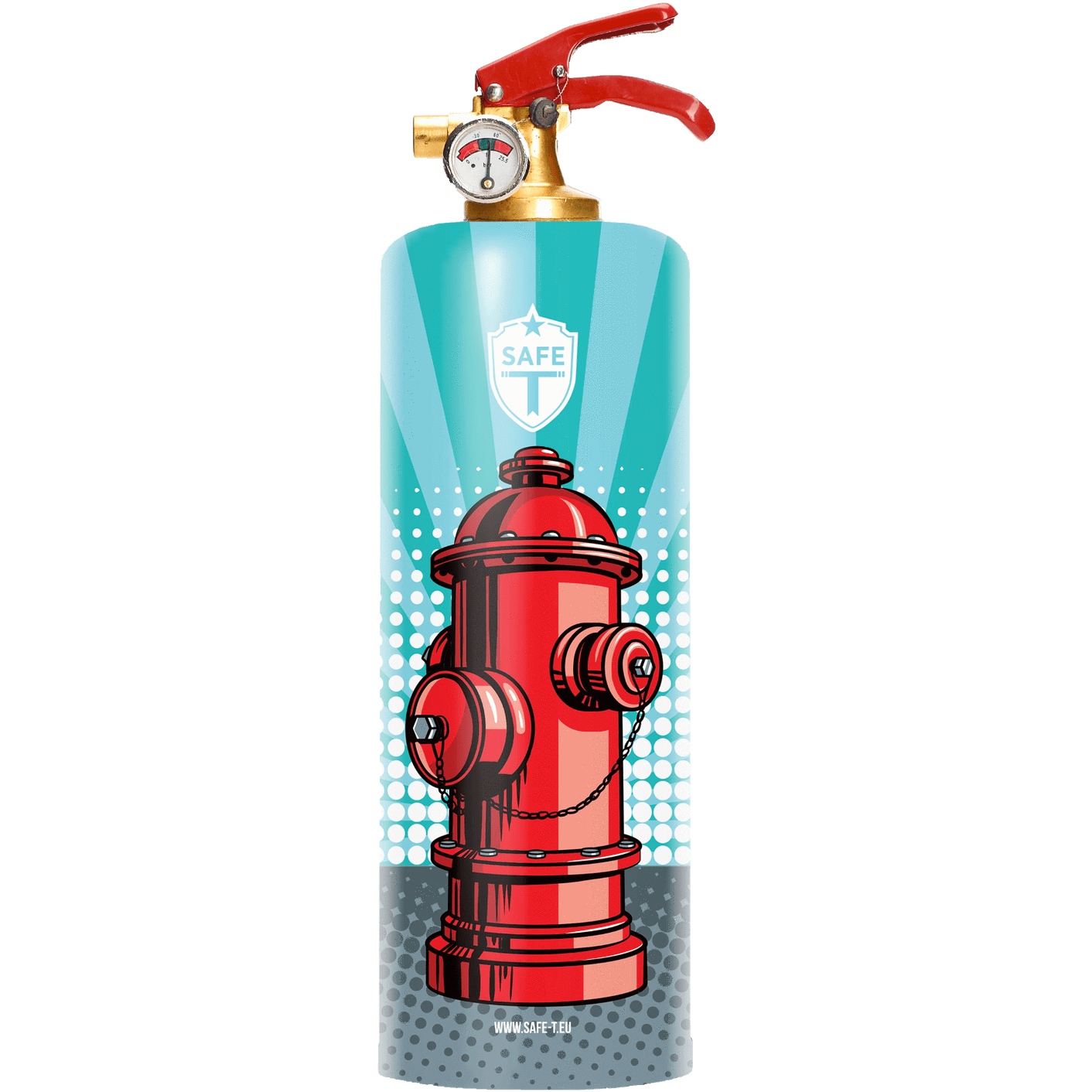 Safe-T Designer Fire Extinguisher pop hydrant housewarming gift