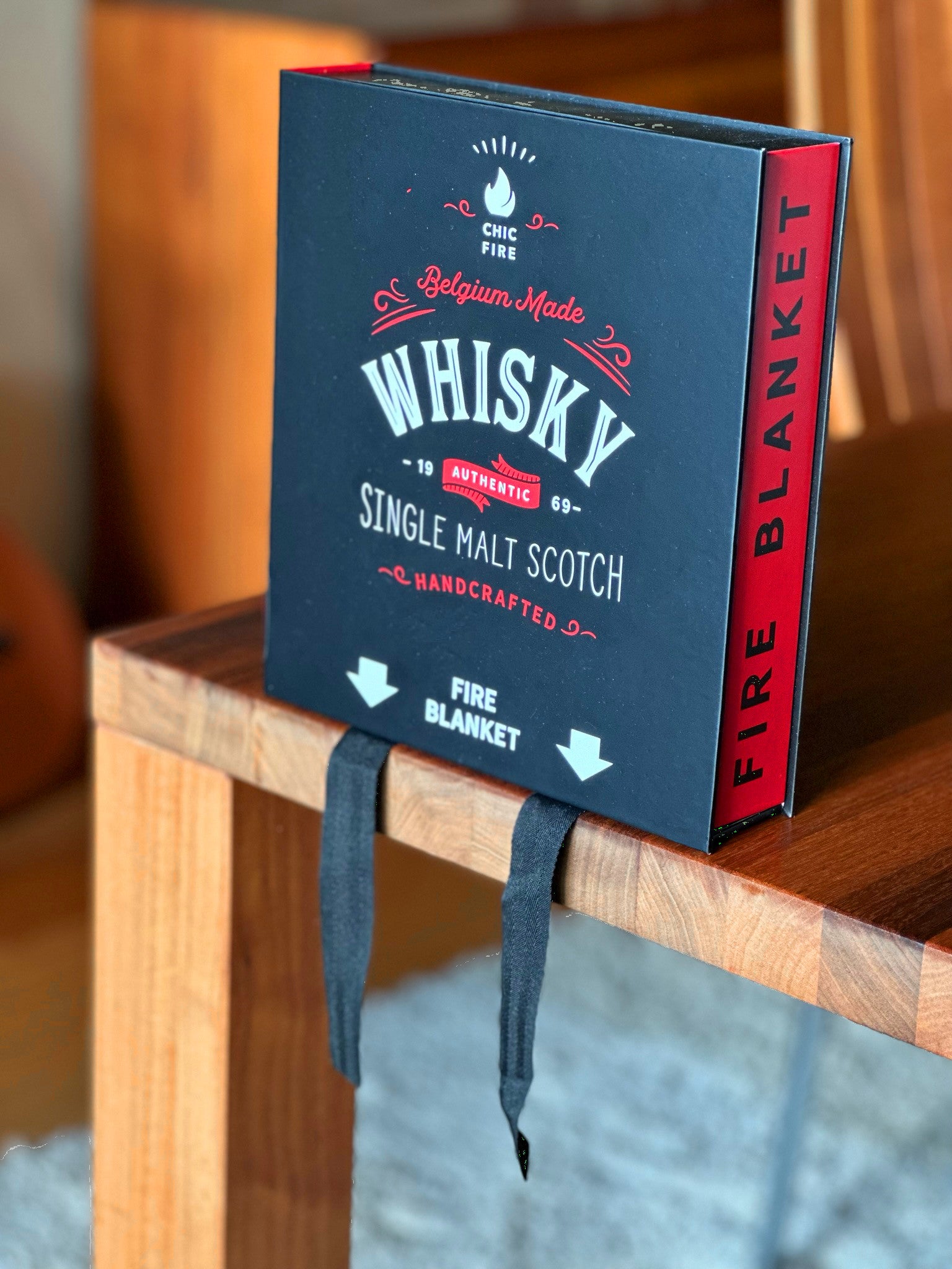 Design Fire Blanket - Whisky - SAFE-T.US