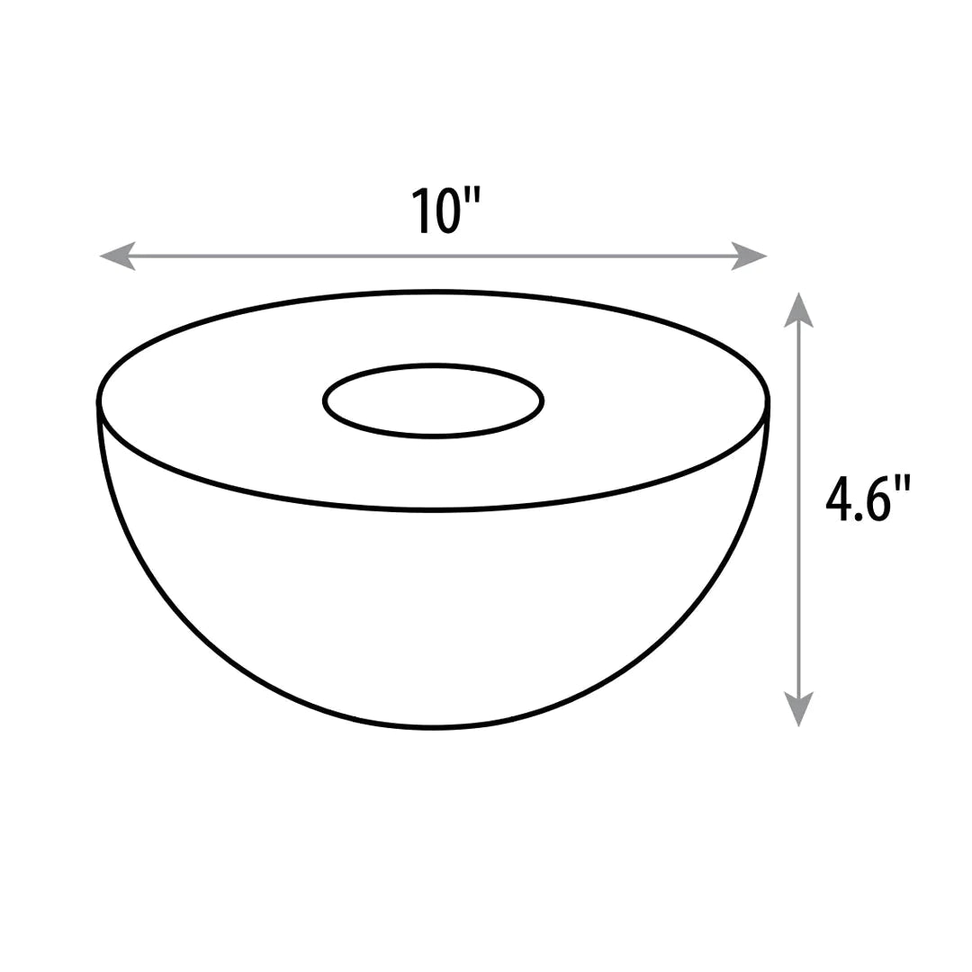 Concrete Semi-Round Fire Pit - SAFE-T.US