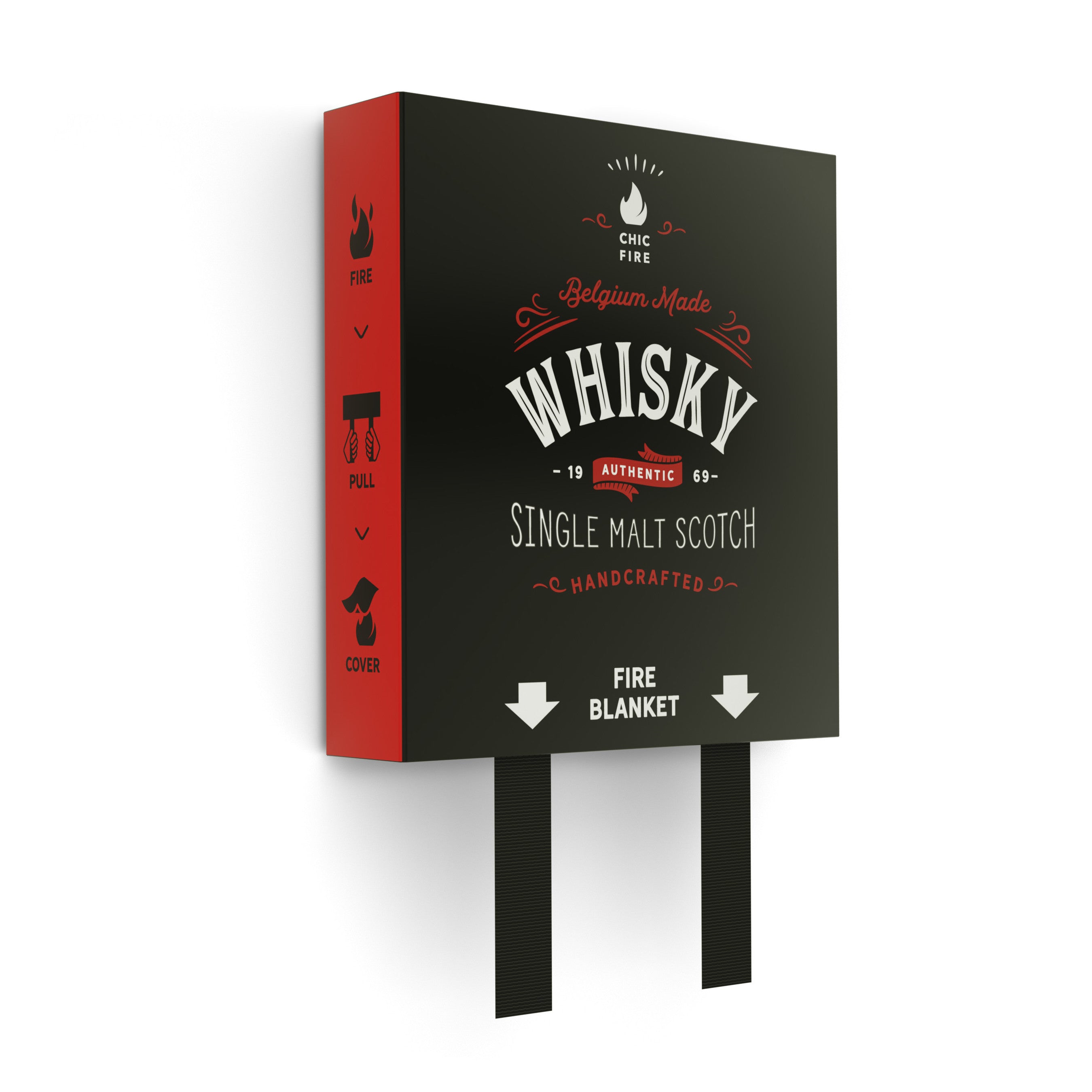 Design Fire Blanket - Red Whisky